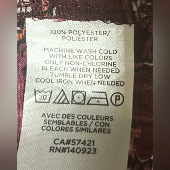 Loft Floral Square Neck Peplum Long Sleeve Blouse Size Large - Picture 9 of 12